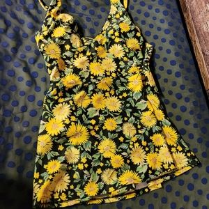 Two summer items new with tags: old navy swimsuit and summer athletic dress